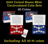 2019 United States Mint Uncirculated Coin Set 20 coins