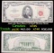 1963 $5 Red Seal Untied States Note xf+