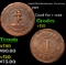 (1863) Knickerbocker Currency Civil War Token 1c Grades vf++