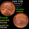 1909 VDB Lincoln Cent 1c Grades Choice Unc BN