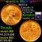 ***Auction Highlight*** 1921-s Lincoln Cent 1c Graded Choice+ Unc RB By USCG (fc)