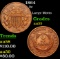 1864 Two Cent Piece 2c Grades Choice AU