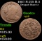1807 S-275 R-3 Draped Bust Large Cent 1c Grades vg+