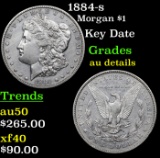 1884-s Morgan Dollar $1 Grades AU Details
