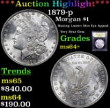 ***Auction Highlight*** 1879-p Morgan Dollar $1 Graded Choice+ Unc By USCG (fc)