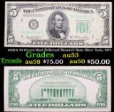 1950A $5 Green Seal Federeal Reserve Note (New York, NY) Select AU