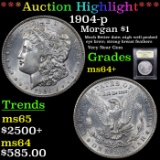 ***Auction Highlight*** 1904-p Morgan Dollar $1 Graded Choice+ Unc By USCG (fc)