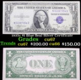 1935c $1 Blue Seal Silver Certificate Gem++ CU