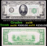 1928B $20 Green Seal Federal Reserve Note (Chicago, IL) Redeemable In Gold Choice AU/BU Slider