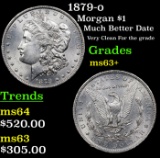 1879-o Morgan Dollar $1 Grades Select+ Unc