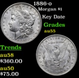 1886-o Morgan Dollar $1 Grades Choice AU