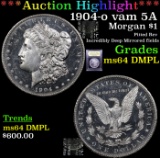 ***Auction Highlight*** 1904-o vam 5A Morgan Dollar $1 Graded Choice Unc DMPL By USCG (fc)