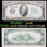 1934B $10 Green Seal Federal Reserve Note (New York, NY) Choice AU/BU Slider