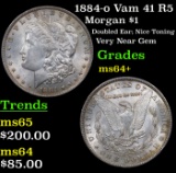 1884-o Vam 41 R5 Morgan Dollar $1 Grades Choice+ Unc