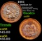 1891 Indian Cent 1c Grades Choice AU/BU Slider