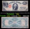 1917 $1 Large Size Legal Tender, Signatures of Burke & Elliot, FR37 Grades f+