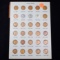 Complete Lincoln Cent Page 1941-1950 30 coins