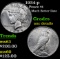 1934-p Peace Dollar $1 Grades Unc Details