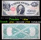 1917 $1 Large Size Legal Tender, Signatures of Burke & Teehee, FR36 Grades vf++