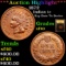 ***Auction Highlight*** 1872 Indian Cent 1c Graded xf By USCG (fc)