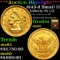 ***Auction Highlight*** 1843-d Small D 4-F Dahlonega Gold Liberty Quarter Eagle $2 1/2 Graded BU+ By