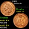 1901 Indian Cent 1c Grades Select+ Unc BN