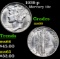 1939-p Mercury Dime 10c Grades GEM+ Unc