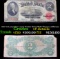 1917 $2 Large Size Legal Tender Note FR-60 Thomas Jefferson Grades vf details