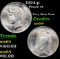 1924-p Peace Dollar $1 Grades Choice+ Unc