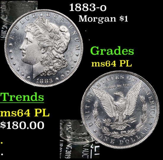 1883-o Morgan Dollar $1 Grades Choice Unc PL