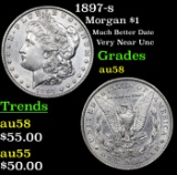 1897-s Morgan Dollar $1 Grades Choice AU/BU Slider