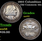 1893 Columbian Old Commem Half Dollar 50c Grades Select AU