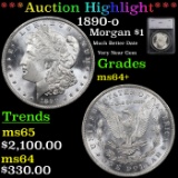 ***Auction Highlight*** 1890-o Morgan Dollar $1 Graded ms64+ By SEGS (fc)