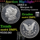 ***Auction Highlight*** 1883-o Morgan Dollar $1 Graded ms64 DMPL BY SEGS (fc)