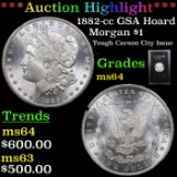 1882-cc GSA Hoard Morgan Dollar $1 Grades Choice Unc