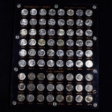 ***Auction Highlight*** Complete Roosevelt Dime Set in Capital Plastic Holder 1946-1978 72 coins (fc