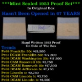 ***Auction Highlight*** Mint Sealed Unopened 1953 Proof Set In Original Box Not Opened For 63 Years