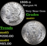 1898-o Morgan Dollar $1 Grades Choice+ Unc