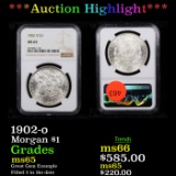 ***Auction Highlight*** NGC 1902-o Morgan Dollar $1 Graded ms65 By NGC (fc)