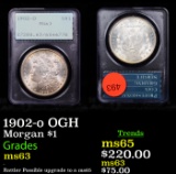 PCGS 1902-o OGH Morgan Dollar $1 Graded ms63 By PCGS