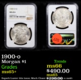 NGC 1900-o Morgan Dollar $1 Graded ms65+ By NGC