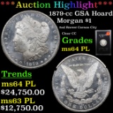 1879-cc GSA Hoard Morgan Dollar $1 Grades Choice Unc PL