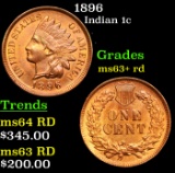 1896 Indian Cent 1c Grades Select+ Unc RD