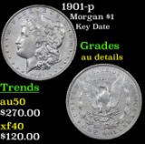 1901-p Morgan Dollar $1 Grades AU Details
