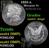 1881-s Morgan Dollar $1 Grades Select Unc+ DMPL