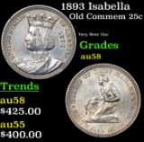 1893 Isabella Isabella Quarter 25c Grades Choice AU/BU Slider