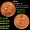 1898 Indian Cent 1c Grades Gem+ Unc RB