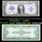 1923 $1 large size Blue Seal Silver Certificate, Signatures of Woods & White Grades Choice CU