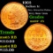 1903 Indian Cent 1c Grades Choice+ Unc RB