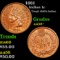 1881 Indian Cent 1c Grades Choice AU/BU Slider+